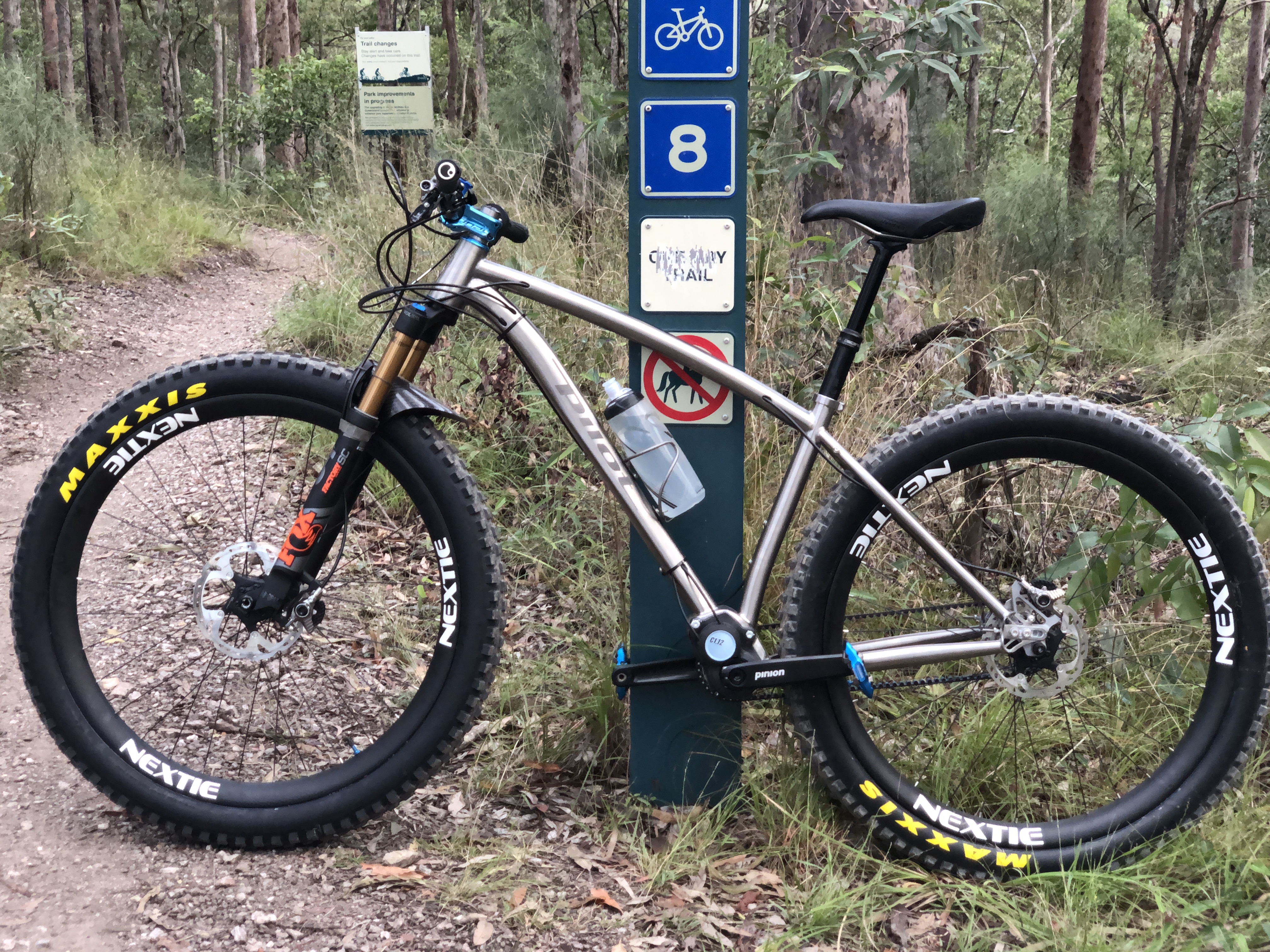 Bottcher titanium online pinion bike